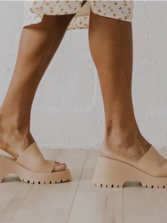 New Free People Winona Wedge Sandals - Picture 3 of 14